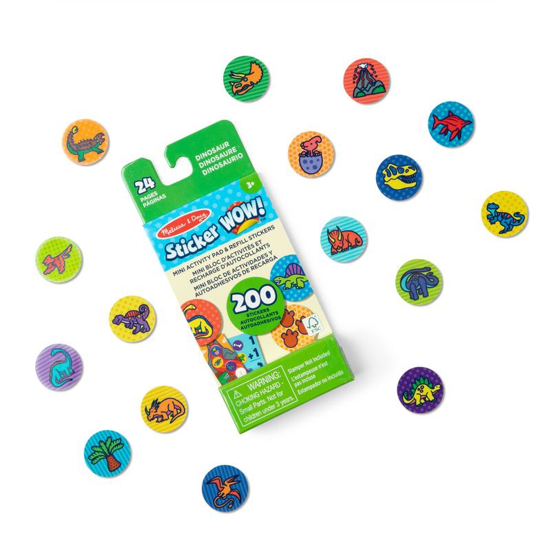 Melissa & Doug Sticker WOW пълнители стикери динозаври