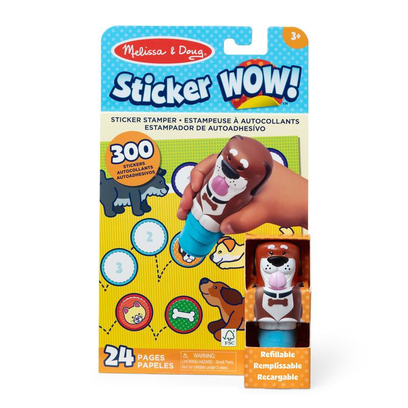 Melissa & Doug Sticker WOW стикери с кучета