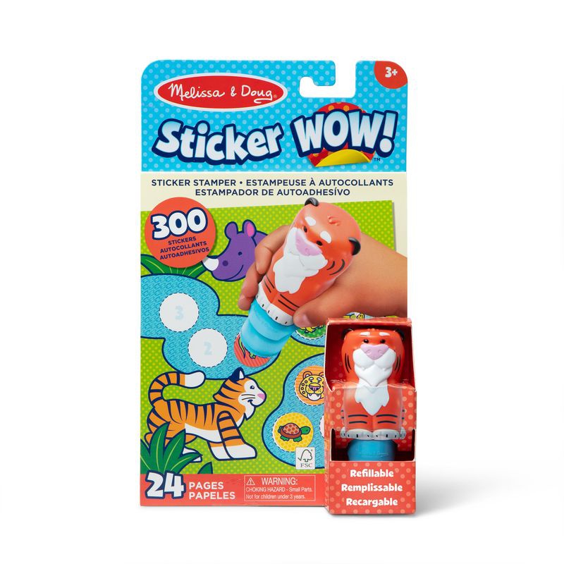 Melissa & Doug Sticker WOW стикери тигър