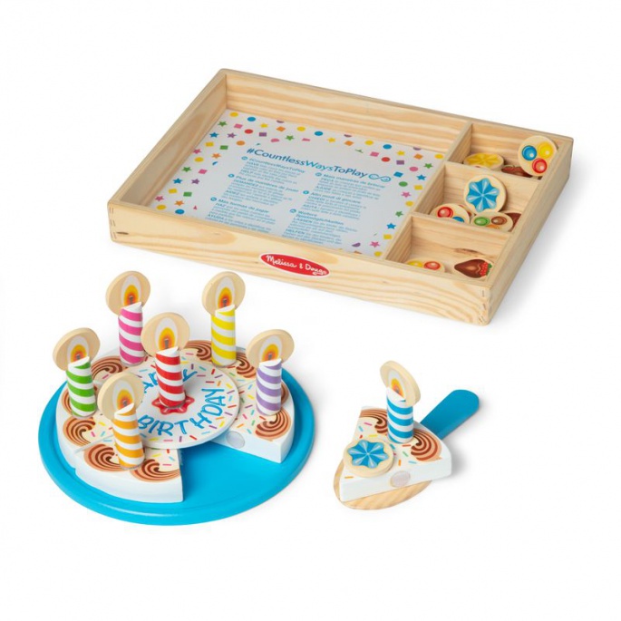 Melissa & Doug narozeninový dort set