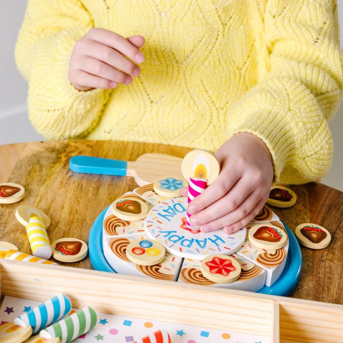 Melissa & Doug narozeninový dort set