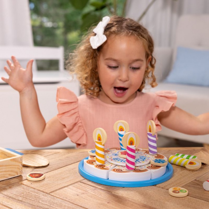 Melissa & Doug narozeninový dort set