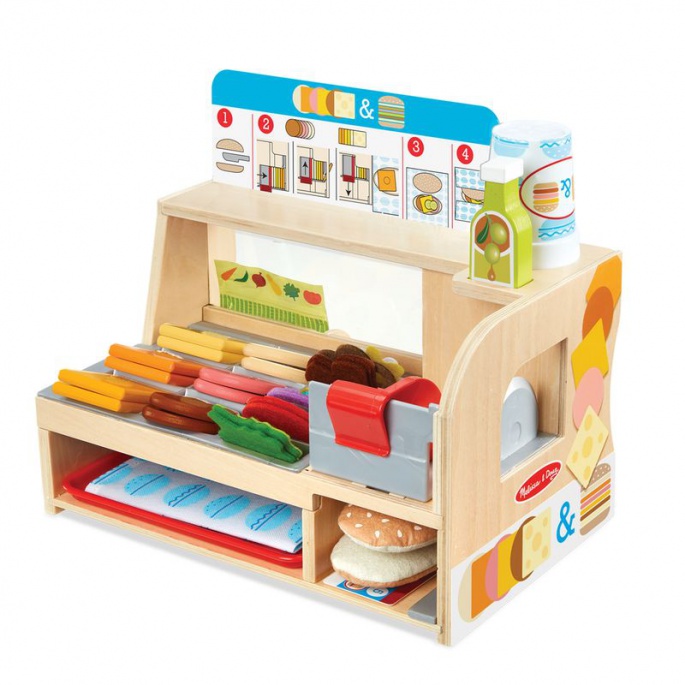 Melissa & Doug výroba sendvičů s pultem