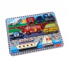 Melissa & Doug дървени пъзели превозни средства