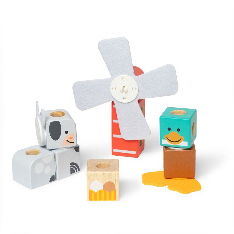 Melissa & Doug Blockables строителен комплект ферма