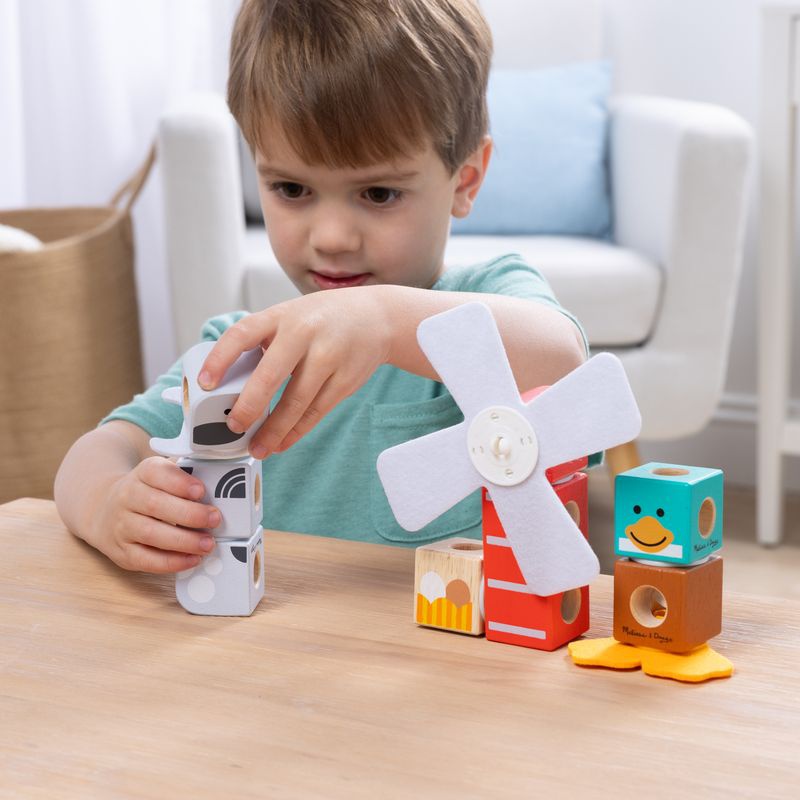 Melissa & Doug Blockables строителен комплект ферма