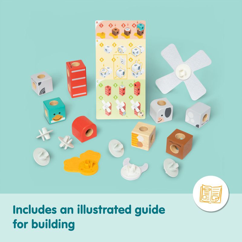 Melissa & Doug Blockables строителен комплект ферма