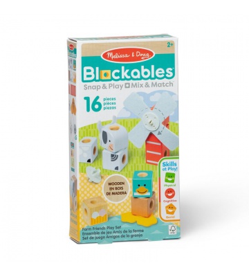 Melissa & Doug Blockables строителен комплект ферма