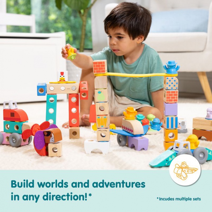 Melissa & Doug Blockables stavebnice divočina