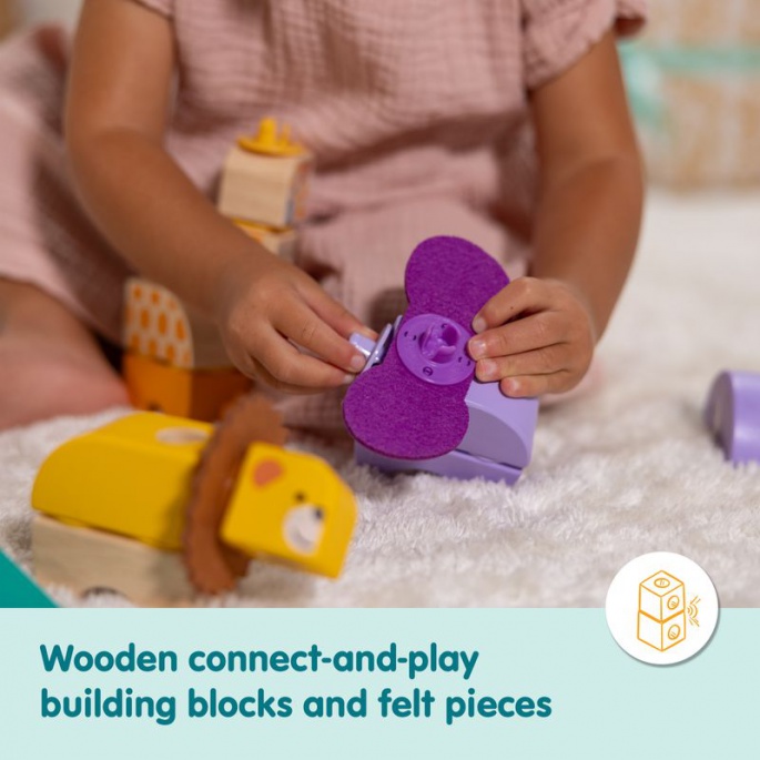Melissa & Doug Blockables stavebnice safari hrací sada