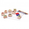 Дървени печати с миещи се бои Динозаври от Melissa & Doug