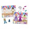 Melissa & Doug лепенки за многократна употреба с подложка - обличане