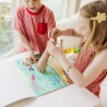 Melissa & Doug стикери за многократна употреба с подложка - свят на животните