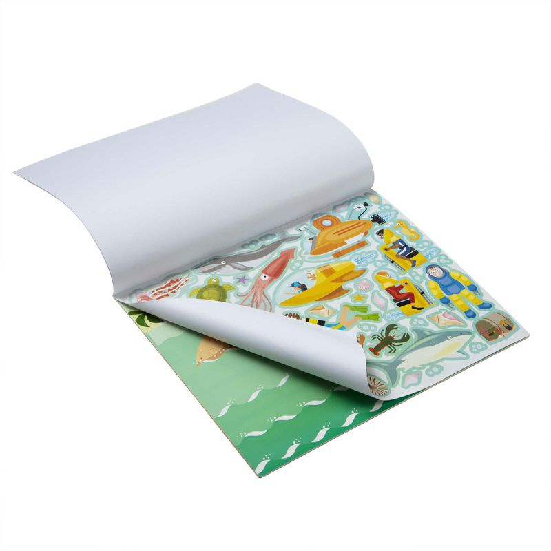 Melissa & Doug стикери за многократна употреба с подложка - свят на животните