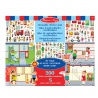 Melissa & Doug стикери за многократна употреба с подложка - град