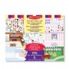 Melissa & Doug многократни стикери с подложка - къща
