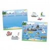 Melissa & Doug многократни стикери с подложка - превозни средства