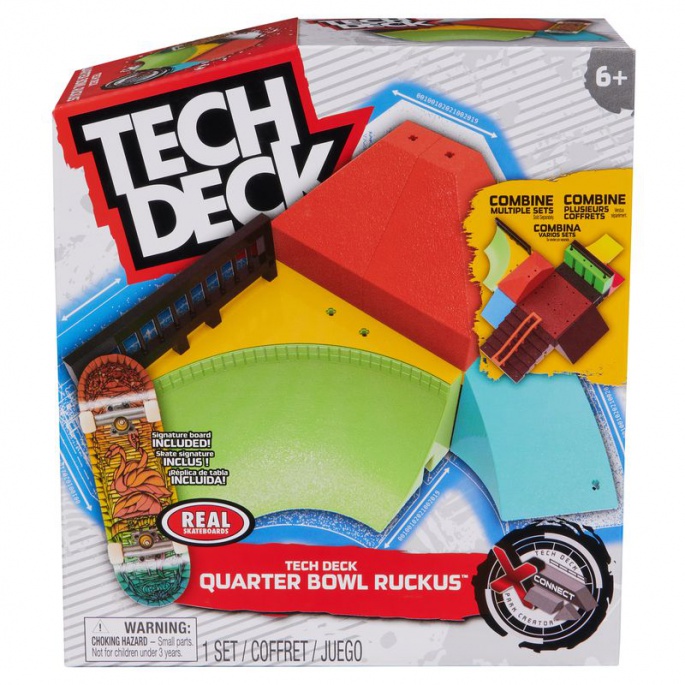Tech Deck Xconnect скейтпарк Mafia Quarter Bowl Ruckus Real