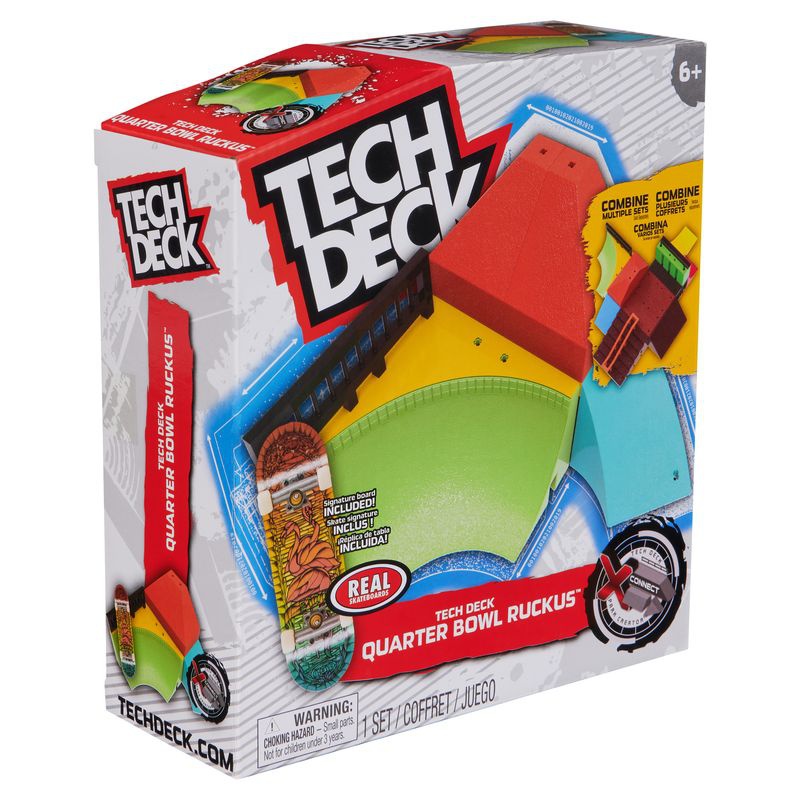 Tech Deck Xconnect скейтпарк Mafia Quarter Bowl Ruckus Real