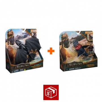 Изгоден комплект: Как да си дресираш дракон Беззъб, издаващ звуци + Gronckle и Рибоног