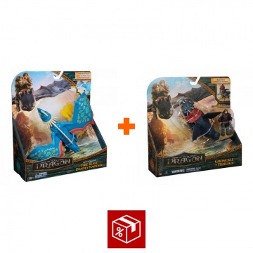 Изгоден комплект: Как да си дресираш дракон Нодър Смърт изстрелващ стрели + Gronckle и Рибоног