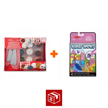 АКЦИЯ: Сет за печене на курабийки Melissa & Doug + Water WOW магия с вода приказки БЕЗПЛАТНО