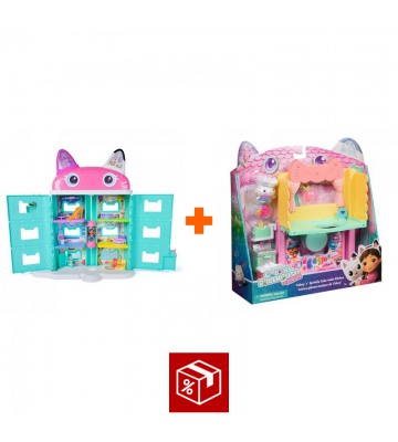 Изгоден комплект: Магическият дом на Габи във филма: голяма къща от филма + кухня към голямата къща