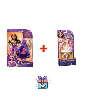 Изгоден комплект: Unicorn Academy луксозна кукла Sophia 24 см + колие с пръстен
