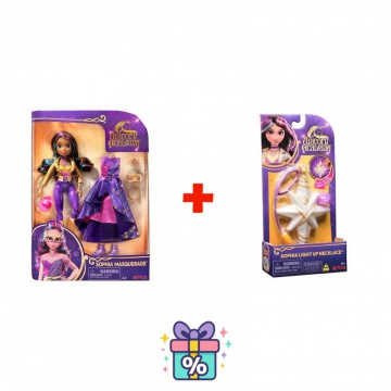 Изгоден комплект: Unicorn Academy луксозна кукла Sophia 24 см + колие с пръстен