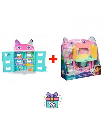 Изгоден комплект: Магическият дом на Габи във филма: голяма къща от филма + кухня към голямата къща