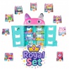 Royal комплект: Gabby’s Dollhouse голяма къща от филм с 9 аксесоара + плюшено мече DJ Catnip БЕЗПЛАТНО