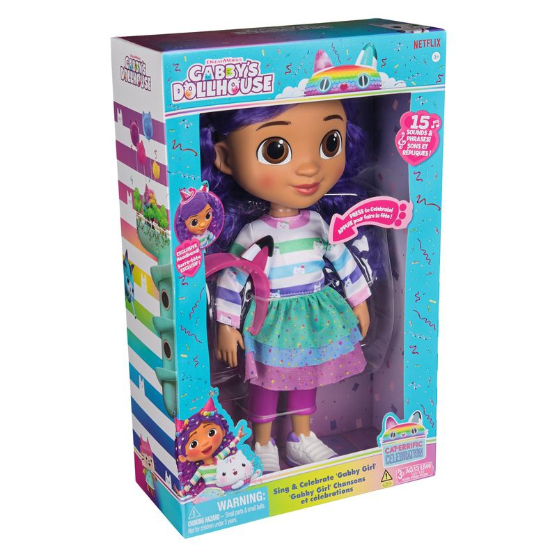 ПРЕДЛОЖЕНИЕ: Gabby’s Dollhouse голяма къща от филма + интерактивна кукла + ушички БЕЗПЛАТНО