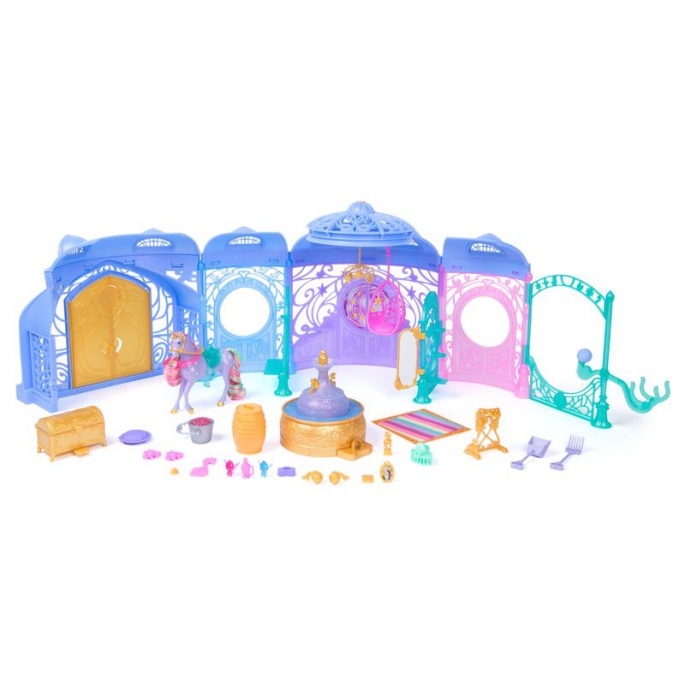 ПРОМО: Разгъваема конюшня Unicorn Academy + 7 еднорози и фигурки 11 см + Ava и Leaf БЕЗПЛАТНО