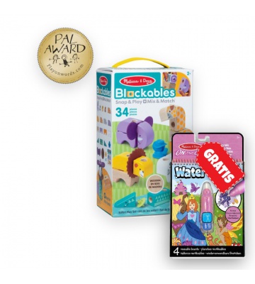 АКЦИЯ: Строителни блокове сафари Melissa & Doug Blockables + вълшебни водни приказки БЕЗПЛАТНО