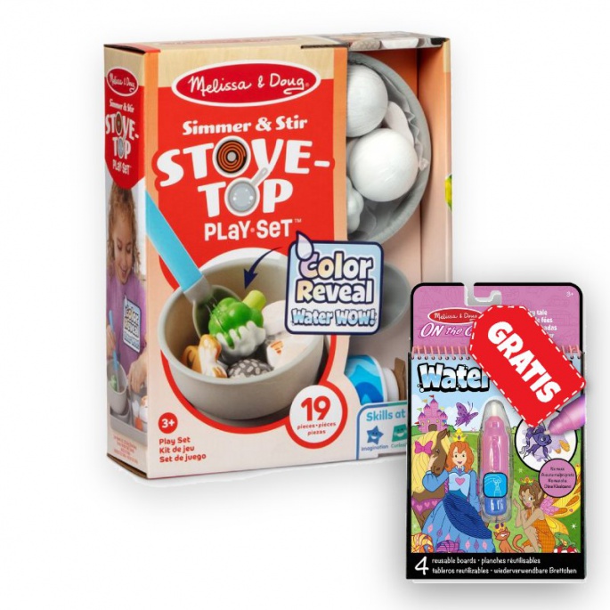 АКЦИЯ: Melissa & Doug Water WOW водно оцветяване пържене + водно оцветяване приказки БЕЗПЛАТНО