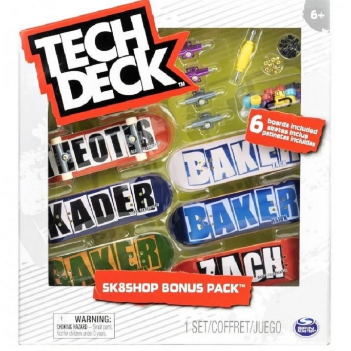 Tech Deck skateshop 6 бр. с аксесоари Baker