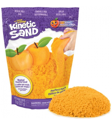 Kinetic Sand комплект с плодови аромати праскова