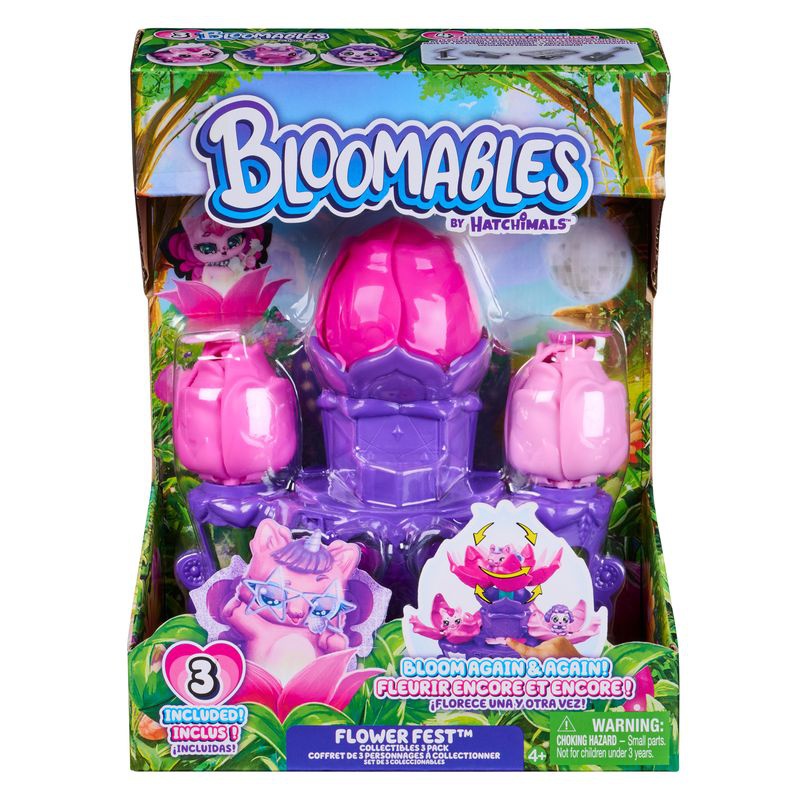 Hatchimals Bloomables комплект за игра цветя 3 фигури
