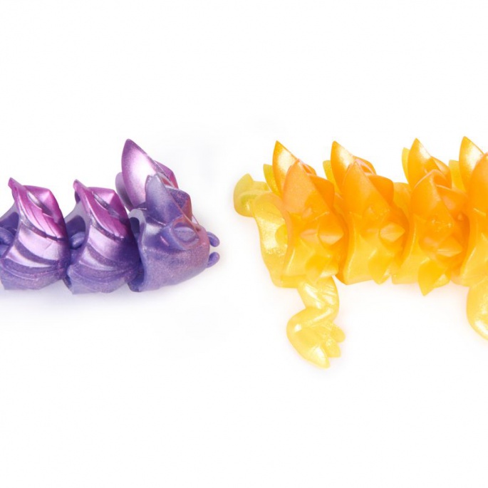 CrystaLynx Dragons гъвкав Дракон 22 см