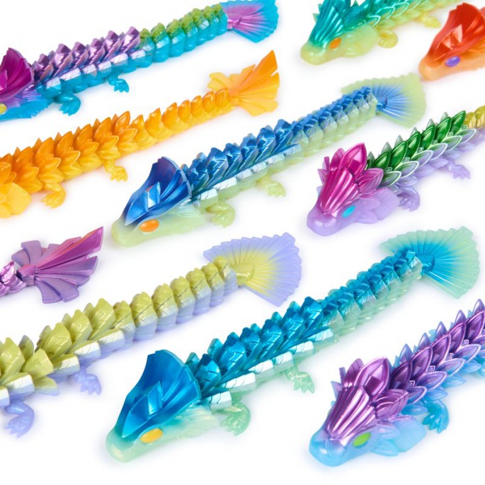 CrystaLynx Dragons гъвкав Дракон 22 см