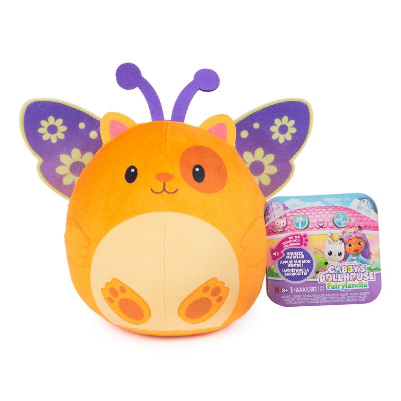 Къщата на куклите на Габи плюшен хамстер оранжев с звуци 14 см