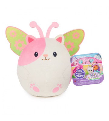 Къщата на куклите на Габи плюшен хамстер бял със звуци 14 см