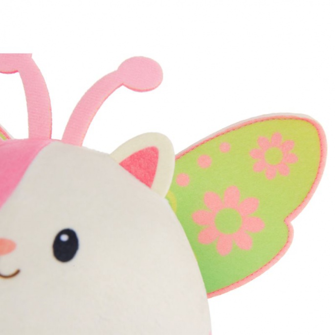 Къщата на куклите на Габи плюшен хамстер бял със звуци 14 см