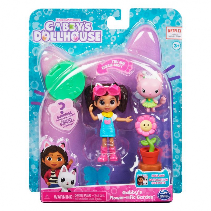 Gabby's Dollhouse вълшебна котешка къща - комплект с градина