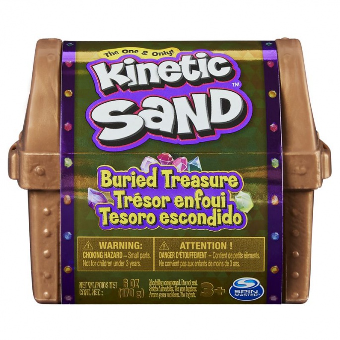 Kinetic Sand трезор със съкровище