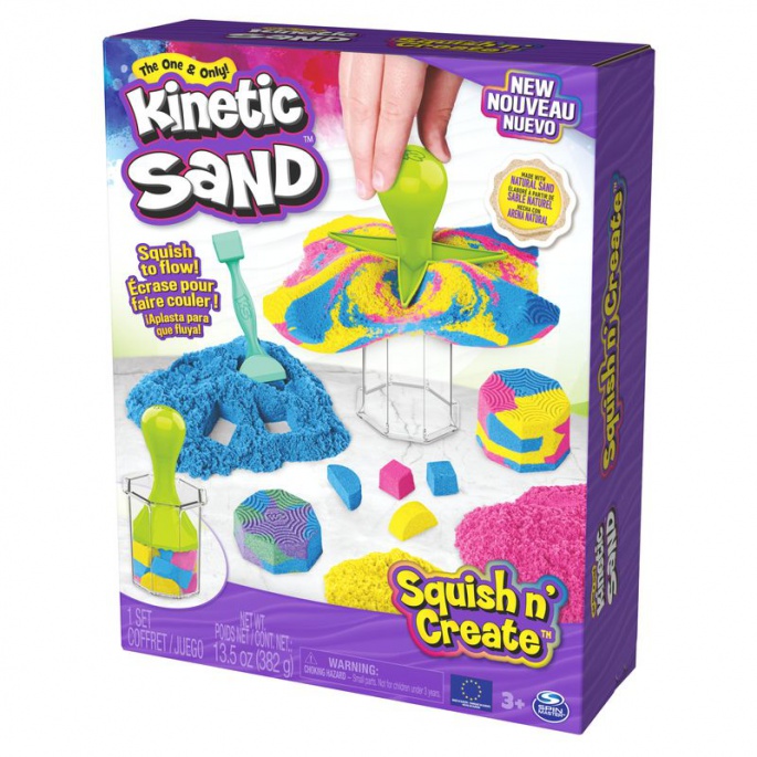 Kinetic Sand kelимкови творчески комплект