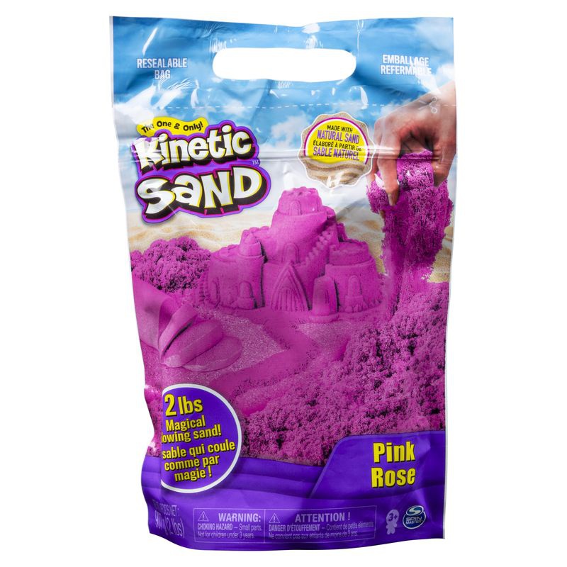Kinetic Sand опаковка от розов пясък 0,9 кг