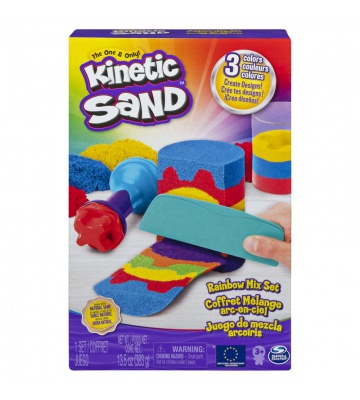 Kinetic Sand дъгов комплект за игра