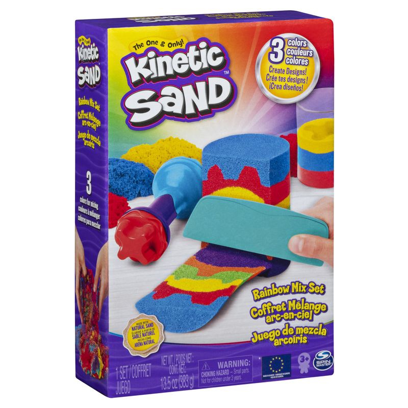 Kinetic Sand дъгов комплект за игра