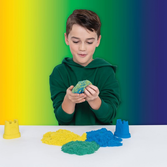 Kinetic Sand дъгов комплект за игра